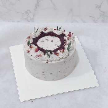 Mini Vanilla Raspberry Cake