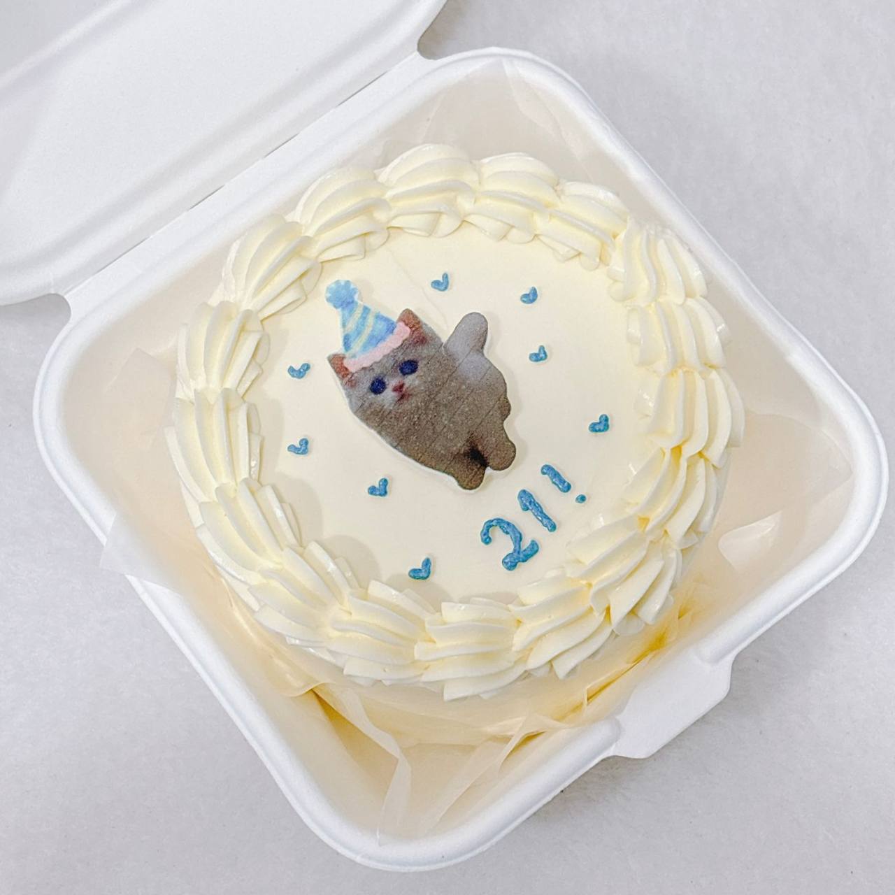 Party Hat Photo Bento Cake