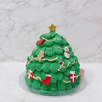 Christmas Tree Gifting Cake