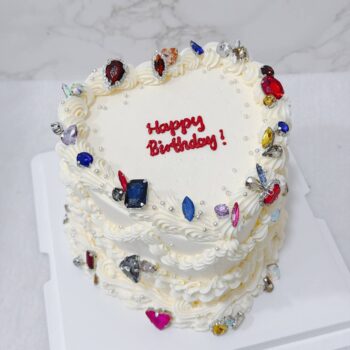 Heart of Gems Cake (Heart)