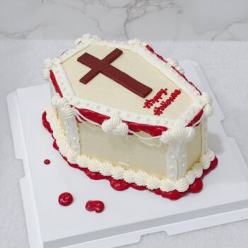 Bloody Grave Halloween Cake