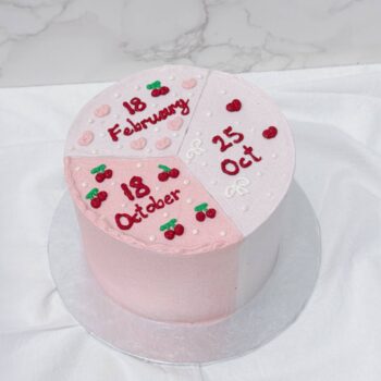 Pink Toned Friendship Cake