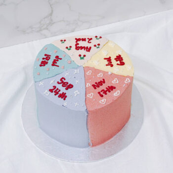 Friendship Rainbow Cakes