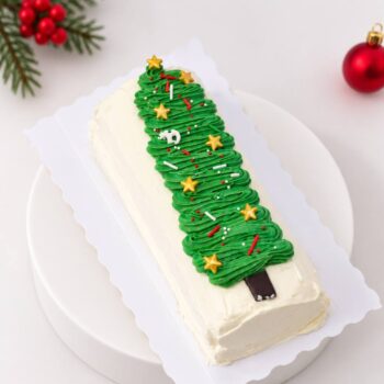 Christmas Tree Log Cake (Reg)