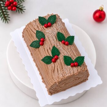 Mini Xmas Special Yule Chocolate Log Cake
